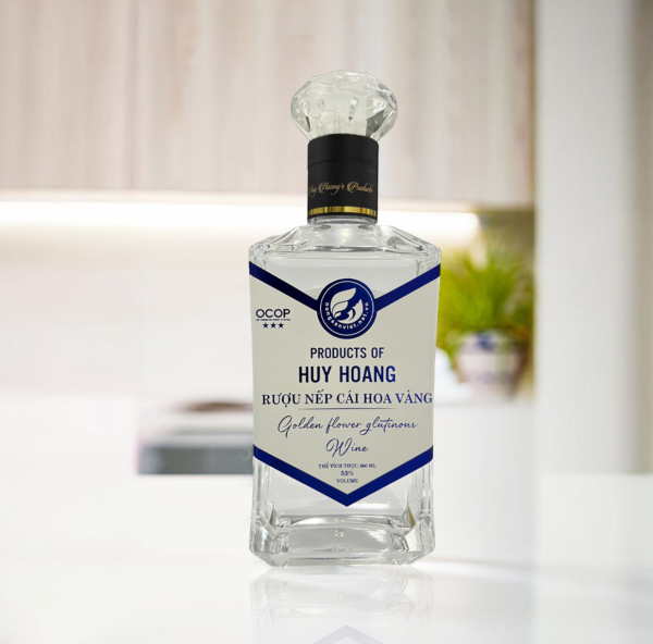 RƯỢU NẾP CÁI HOA VÀNG HUY HOÀNG 53 VOL
