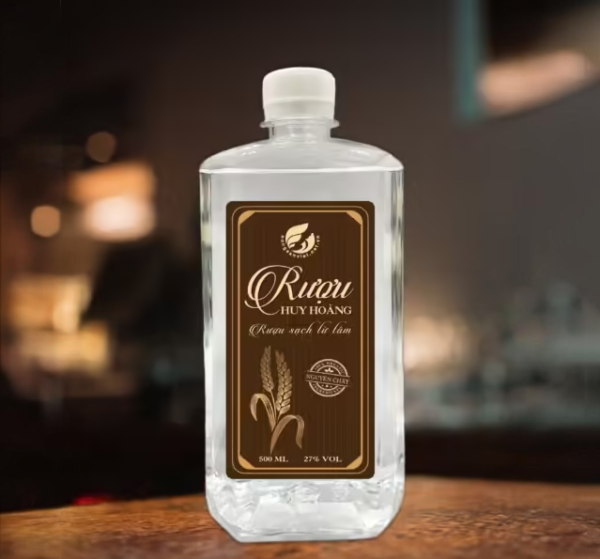 RƯỢU NẾP CÁI HOA VÀNG HUY HOÀNG 27 VOL (CHAI NHỰA)