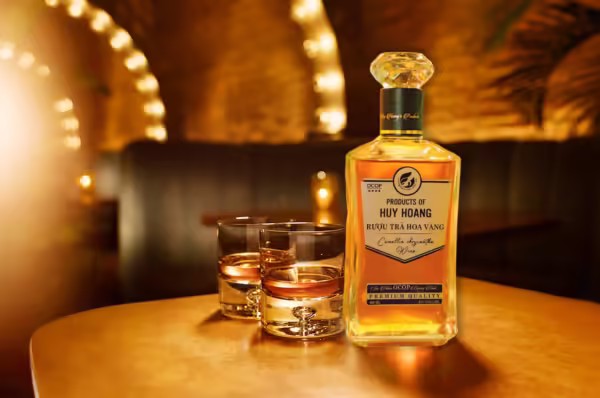 RƯỢU TRÀ HOA VÀNG HUY HOÀNG LUXURY RƯỢU TRÀ HOA VÀNG HUY HOÀNG LUXURY